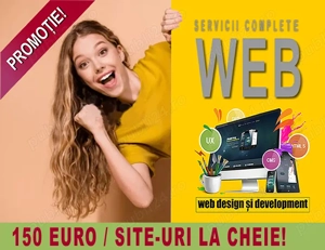 Servicii complete web, creare website, magazin online, web design, seo