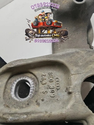 Suport cutie Audi A4 B7 B6 8E0399263S traversa cutie de viteze suport tampon - imagine 3