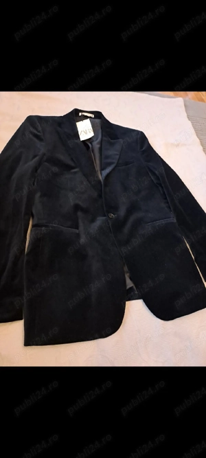 Sacou Zara de catifea,52