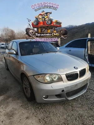 Dezmembrez Bmw Seria 1 E87 2.0 d N47D20A 2008 Gri titan silber metalic 354/B7 piese  - imagine 2