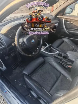 Dezmembrez Bmw Seria 1 E87 2.0 d N47D20A 2008 Gri titan silber metalic 354/B7 piese  - imagine 4