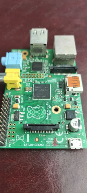 Raspberry PI 1 B 2.0 2012 BCM2835 SDRAM 512Mb LPDDR2 Card SD 16Gb - imagine 4