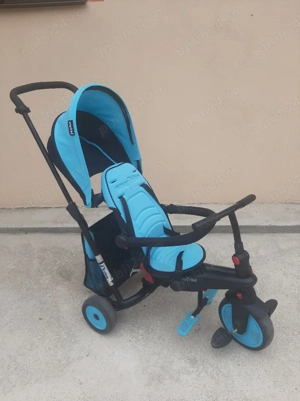 Tricicletă Smart Trike pliabilă - Albastru
