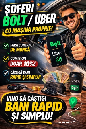 Uber Bolt  Mai multe detalii la nr de Whatsapp  