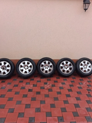 jante aliaj r15 . 5 bucati. 5x100 - imagine 2