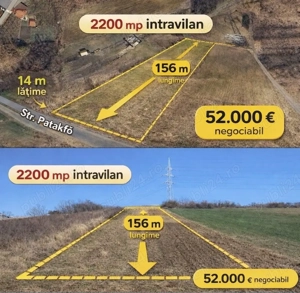 Teren intravilan 2200mp la aprox 45 km de Cluj-Napoca! - imagine 3