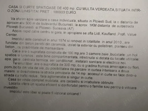 Vand casa si curte spatioase de 400 mp, cu multa verdeata,situate intr-o zona linistita! - imagine 2