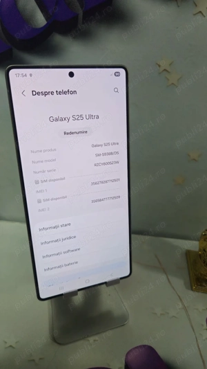 Samsung S25 Ultra 5G 256GB 12 GB Ram Duos.Pre  fix!
