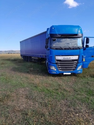 vand camion DAF XF 460 cutie automata si semiremorca SCHMITZ - imagine 8
