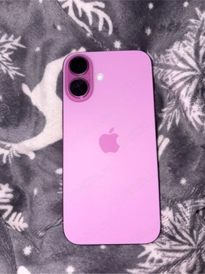 IPhone 16 pink, 128GB, 100% baterie