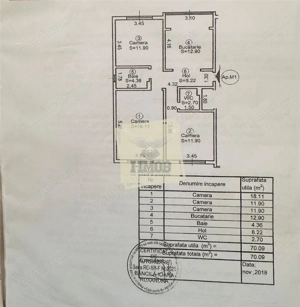 Apartament 3 camere 70 mp utili Vasile Aaron - imagine 12
