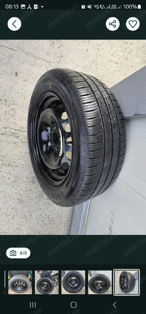 Jante noi Anvelope  205 55 R16   Audi VW Skoda Renault - imagine 5