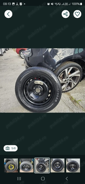 Jante noi Anvelope  205 55 R16   Audi VW Skoda Renault - imagine 2