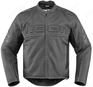 Geacă moto, din piele, ICON Motorhead 2, 2XL