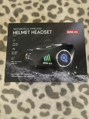 Casca moto glovo marimea m cu casti microfon camera filmat incorporat - imagine 2