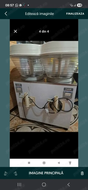 Aparat slush 2 cuve 20 L