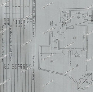Vand apartament 3 camere, ultracentral in Constanta ! - imagine 10