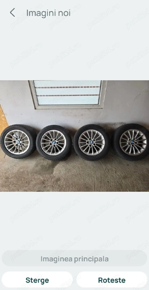 Jante bmw e39 cu cauciucuri  - imagine 4
