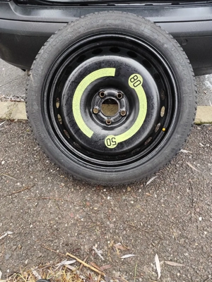 Rezervă slim 5x112, 125 70 R19, 66,6mm, gama vag, Audi , Volkswagen,Scoda, Mercedes. - imagine 2