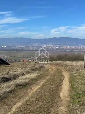 Teren panoramic 2400 mp cu cabană | View superb | comuna Ciugud - imagine 2