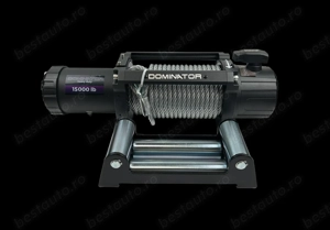 Troliu electric Dominator 15000 lb HD platforma 4x4 auto ( 6810kg ) - imagine 2