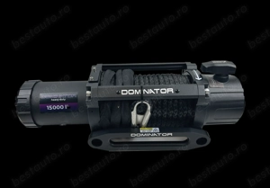 Troliu electric Dominator 15000 lb HD SR sufa sintetica platforma 4x4 auto ( 6810kg ) - imagine 2