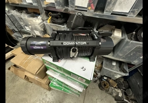 Troliu electric Dominator 15000 lb HD SR sufa sintetica platforma 4x4 auto ( 6810kg ) - imagine 3