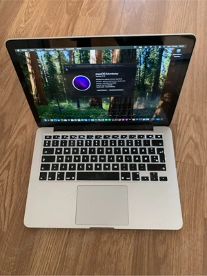 Laptop Apple MacBook Pro Retina Slim intel core i5-2,60 GHz,macOS.Monterey,8gb ram,Tastatura lumina