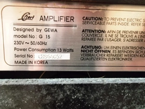 Amplificator chitară Gheri 15w - imagine 3