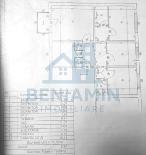 4 decomandate - 80mp - centrala proprie - renovat - Calea Bucuresti - imagine 10