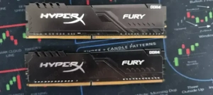 RAM  16 GB Kingston HyperX Fury DDR4 2666 MHz