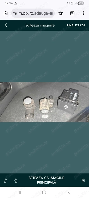 Buton frana electrica, vw passat b6  - imagine 2