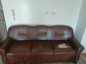 Canapea Extensibilă și măsuță de cafea 