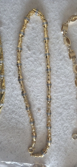 diferite lanturi brățări placate cu aur - imagine 2