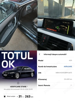 BMW 420i Gran Coupe F36   2018   Motor B48 - imagine 4
