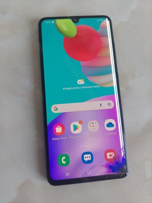 [A41] Vând Samsung Galaxy A41 [spart într-un colț] [poze reale] - imagine 3