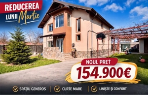 REDUCEREA LUNII - Proprietar vand casa de 140 mp utili, 459 mp, Localitatea LUMINA CT