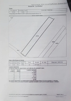Teren intravilan 3600 mp Dumbrava Rosie 2 drumuri acces