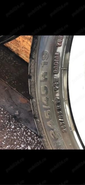 Jante originale BMW X3/X4 19" 2 x 245 45 19 si 2 x 275 40 19 cu anvelope vara - imagine 8
