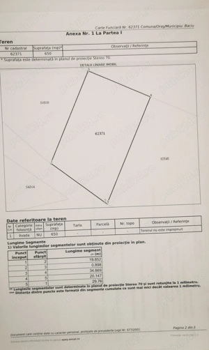 Teren 650 mp Mera   la limita intravilanului   utilitati aproape
