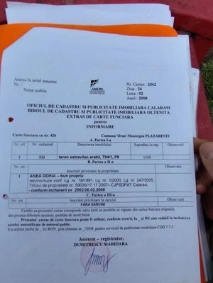 Plătărești teren intravilan - proprietar  - imagine 2