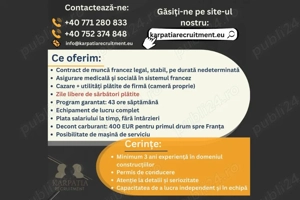 Angajăm in construcții. Franta. - imagine 2