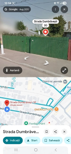 Teren cu casă demolabilă
