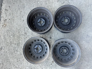 Vând jante de tablă ( oțel ) pe 15 ,originale Dacia 4X100 - imagine 2