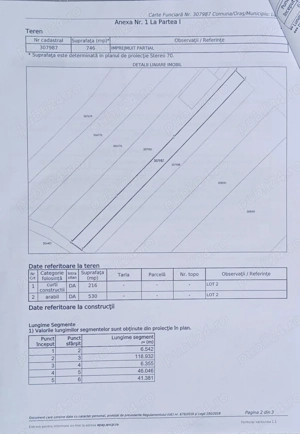 De vânzare teren intravilan construibil cu adresa (nr. de casă) 