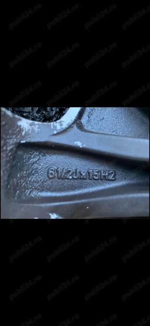 Vând Jante Mercedes 15,  100 € toate 4 , J : 6 1/2 - imagine 5