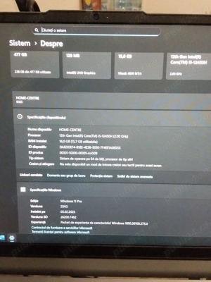 Laptop LENOVO IDEAPAD  i5-12450H 16gb ram DDR5