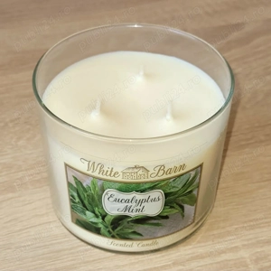 Lumanare parfumata Bath & Body Works (White Barn) Eucalyptus Mint - imagine 2