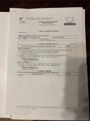 proprietar vand teren poiana marului cs - imagine 3