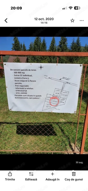 proprietar vand teren poiana marului cs - imagine 5